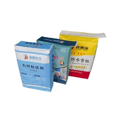 Пустые сумки сплетенные BOPP преграждают нижнюю напечатанную сумку клапана PP упаковывая