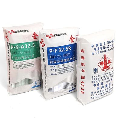 Горячая звезда объявления продажи 25KG 40KG 50KG кладет PP в мешки для того чтобы преградить нижний клапан цемента сумки кладет мешок в мешки цемента