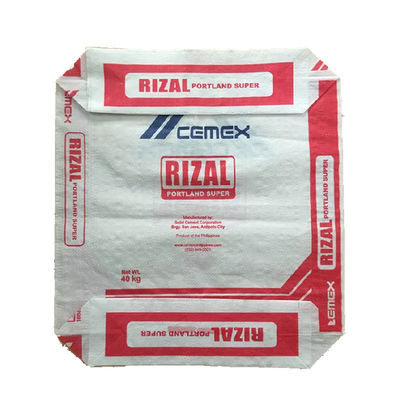 Горячая звезда объявления продажи 25KG 40KG 50KG кладет PP в мешки для того чтобы преградить нижний клапан цемента сумки кладет мешок в мешки цемента