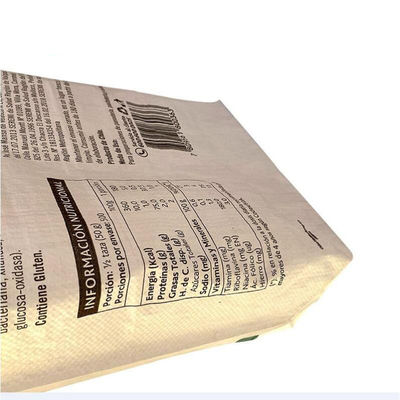 Сумки сплетенные PP клапана полипропилена сумки блока нижние цемента 25kg 40KG 50KG