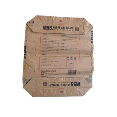 Многозащитные бумажные клапаны для 25 кг порцелановой плитки