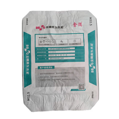 Сумка сплетенная PP клапана цемента пластиковая 20gsm с клапаном Kraft Брауном