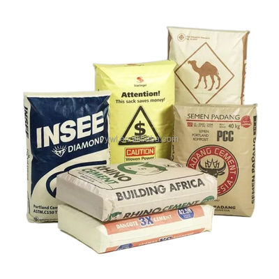 Самозамыкающийся строительный материал упаковка ПП цементный мешок с клапаном упаковки