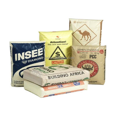 Самозамыкающийся строительный материал упаковка ПП цементный мешок с клапаном упаковки