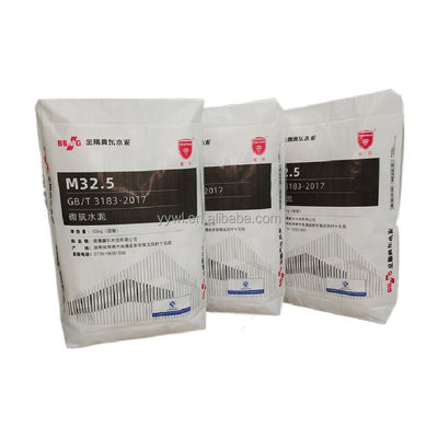 25 кг 50 кг экологически чистый тканевый пустой пакет из цемента Пластиковый цементный пакет