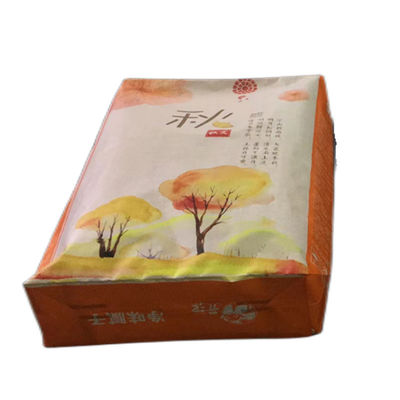 33x41x10cm 86GSM ((61+11+14) Плетённый PP клапанный пакет с Luxury Bopp печатью для сухих смесей
