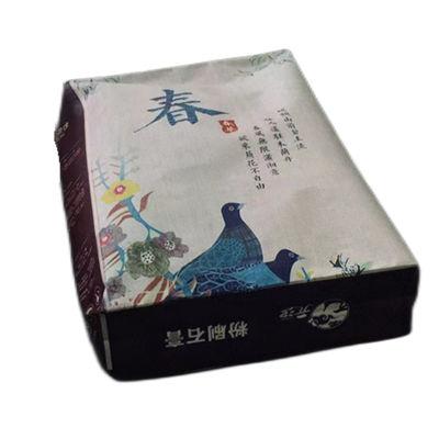 33x41x10cm 86GSM ((61+11+14) Плетённый PP клапанный пакет с Luxury Bopp печатью для сухих смесей