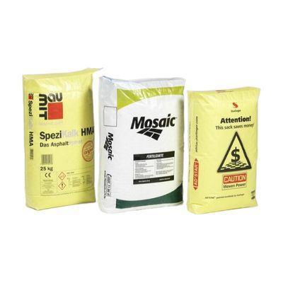 Мешок цементный ПП ламинированный, многоцветная печать, влагостойкий