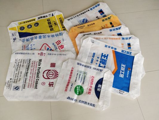 Мешок для цемента 80GSM PP клапанный ламинированный многоцветная печать 20-50 кг