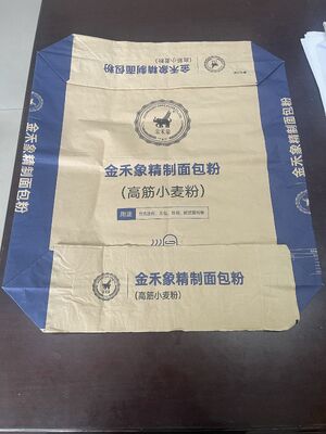 2-слойный бумажный клапанный мешок 90 г/м² с блочным дном для 20 кг, 25 кг, 30 кг, 40 кг строительного раствора