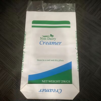 Мешок из пищевой бумаги с открытым горлом и блочным дном для 25 кг заменителя сухого молока