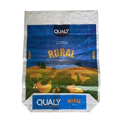 Торба для кормов для животных BOPP печать открытая верхняя квадратная нижняя водонепроницаемая PP тканевая сумка для кормов для домашних животных