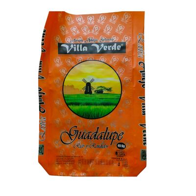 Ламинированный ПП мешок из БОПП, тканый мешок с открытым верхом и блочным дном для риса 20 кг 25 кг 50 кг