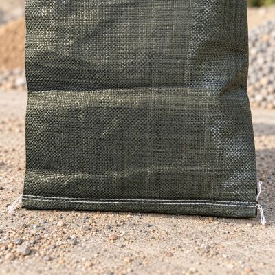 50LB 25kg 50kg Sand Bag Heavy Duty PP Woven Sand Bags with Tie Strings for Sand Packaging