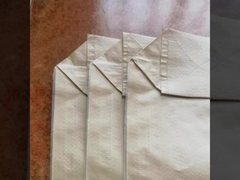 Белый сплетенный песок полипропилена кладет повторно использовать в мешки пустые сумки 50KG гравия